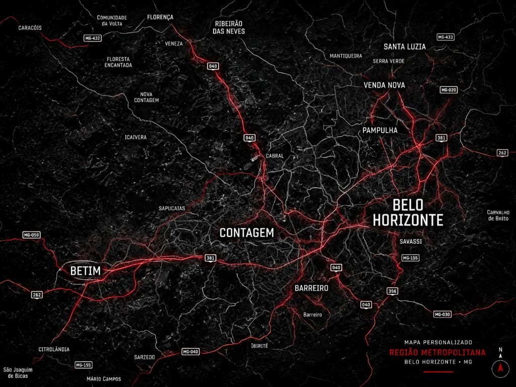 Mapa Região